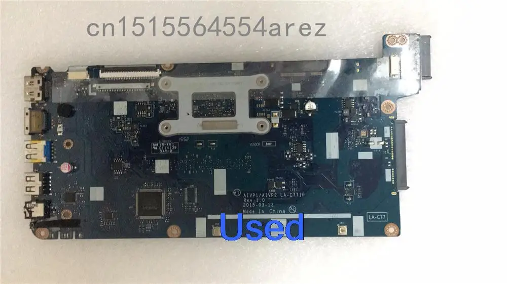 Used For Lenovo Ideapad 100-15IBY Laptop Motherboard Mainboard N2840 LA-C771P 5B20J30808