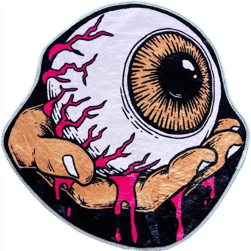 Tapete de veludo cristal loween tapete decorativo quarto mesa chá sala estar piso cobrindo listra dos desenhos animados tamanho grande