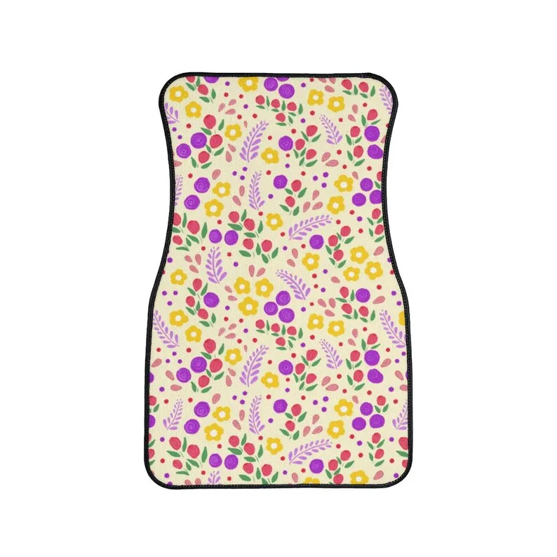 Car Floor Mats, cute car mats, car accessories for women, cute car accessories, boho car floor mat, floral car floor mat