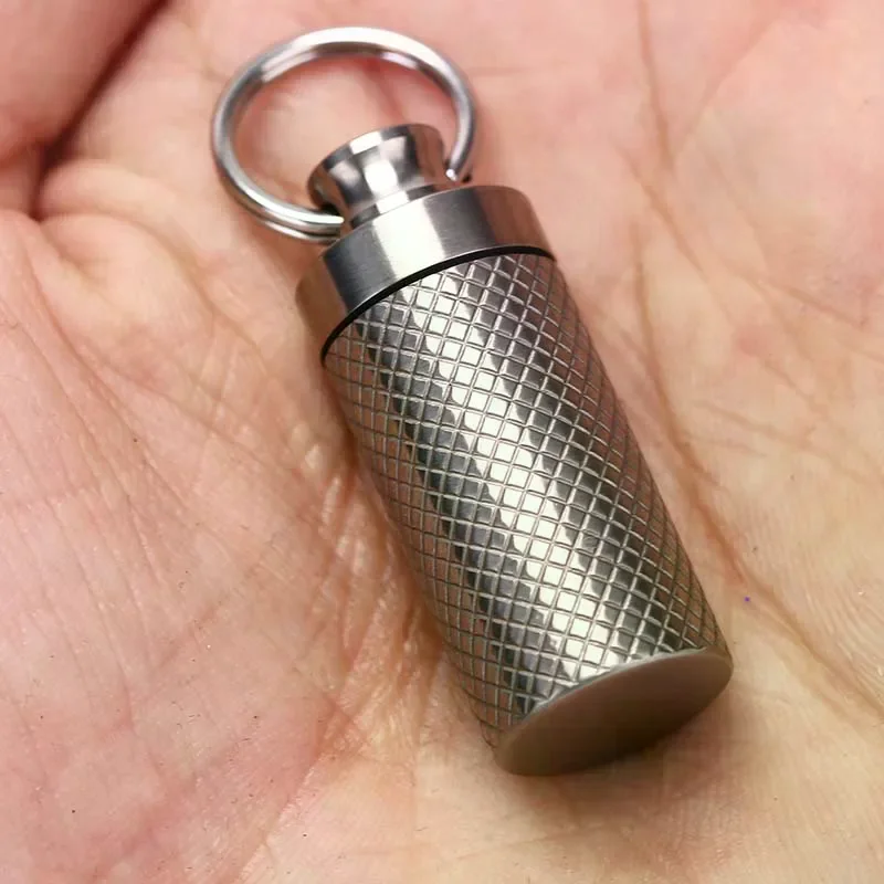 

Открытый портативный мини-бутылка с уплотнениями из титанового сплава, водонепроницаемая канистра, бутылки для лекарств для ежедневных путешествий