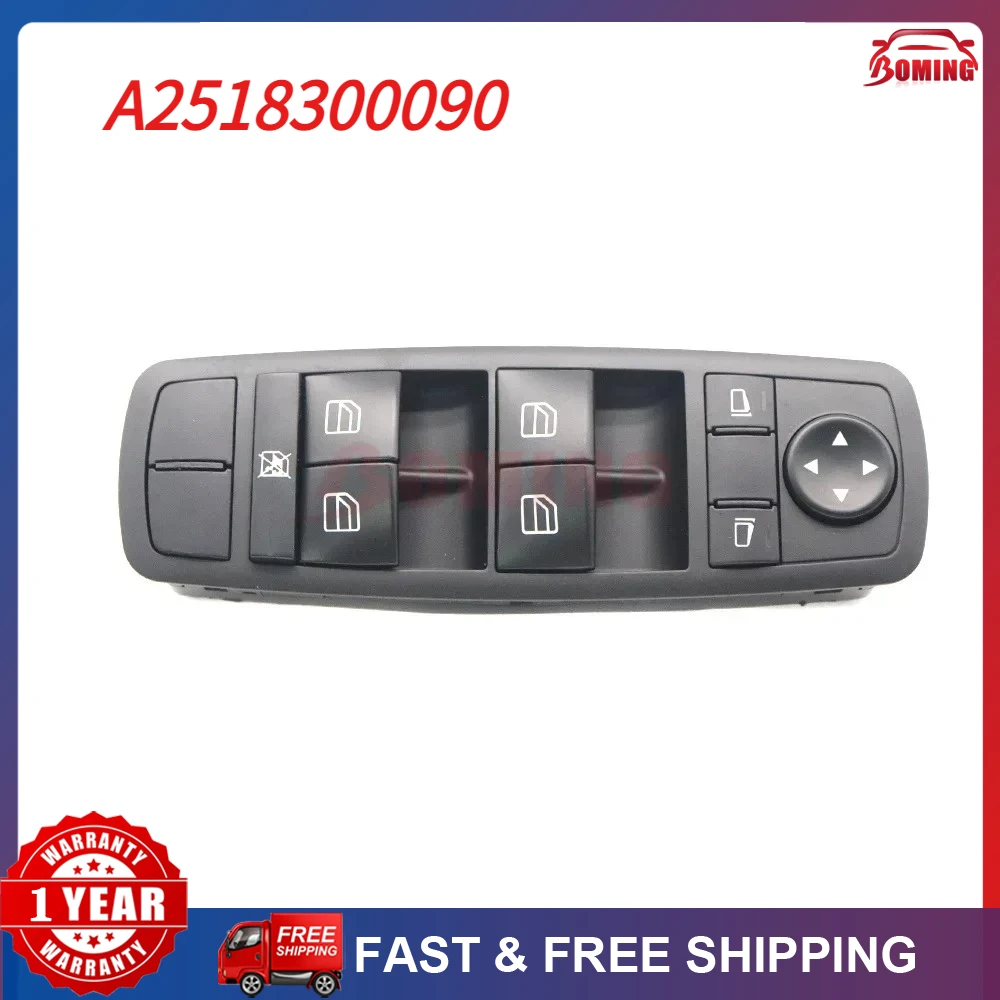 Electric Master Power Window Control Switches For Mercedes-Benz R350 ML350 2006-2012 A2518200110 A2518300090