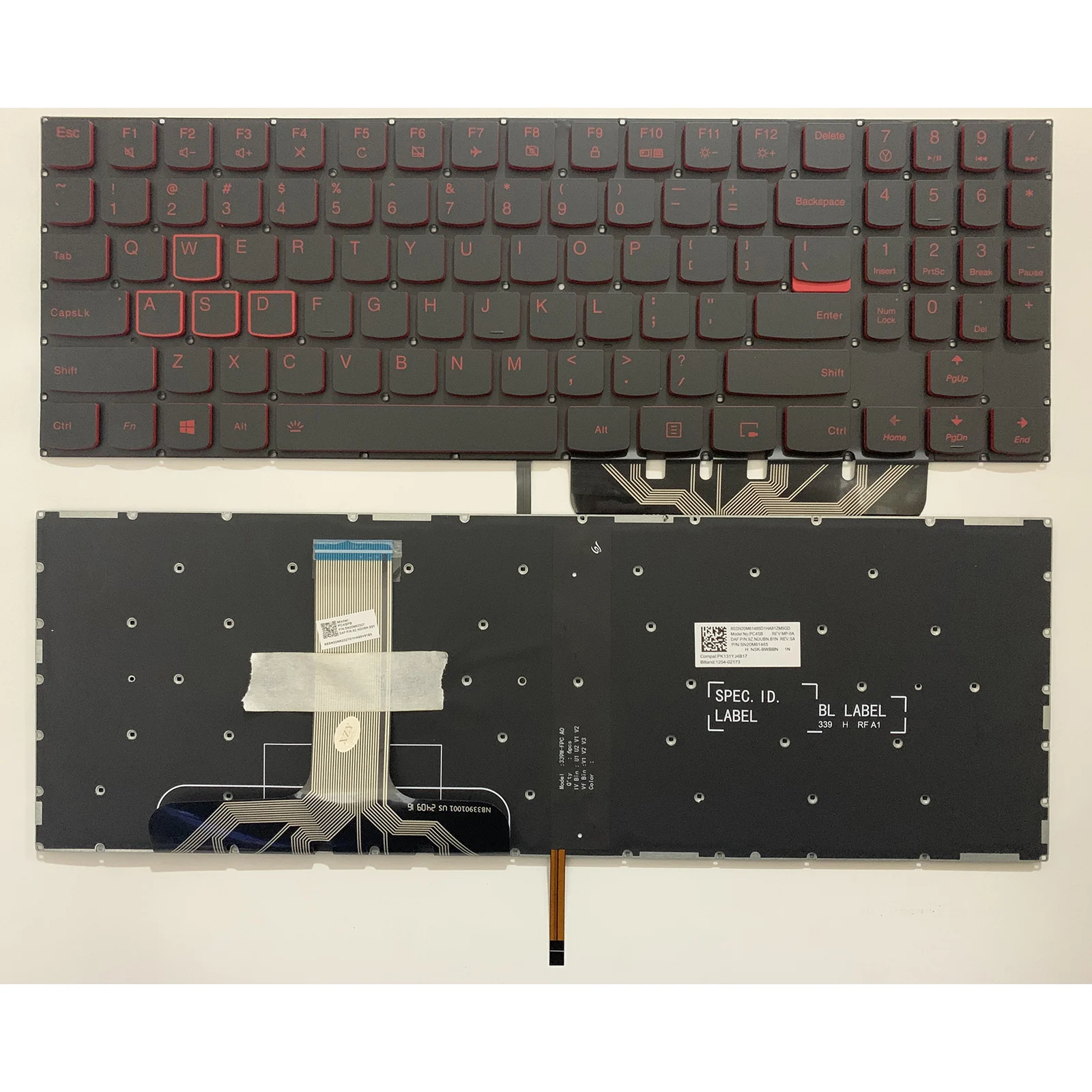 Laptop keyboard US Layout for Lenovo Legion Y520-15IKBN R720 Y520-15IKB R720-15IKB Y520