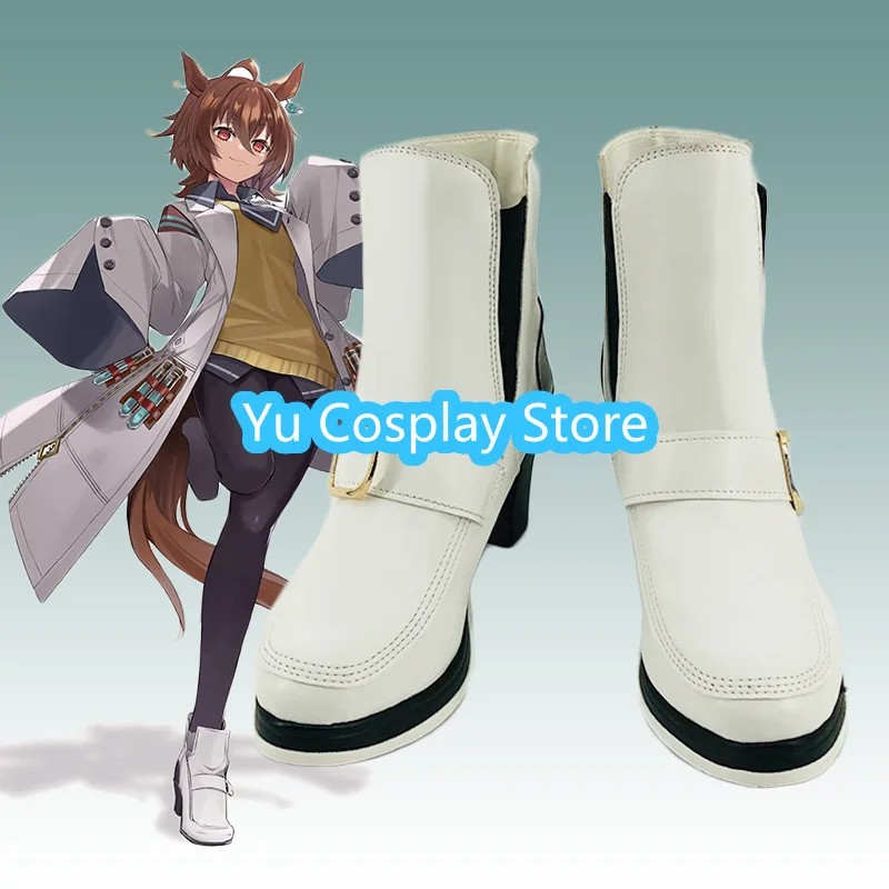 

Yu Cosplay Uma Musume Agnes Tachyon Обувь для косплея-гоночный наряд Сапоги Игра Аниме Вечеринка Хэллоуин Рождество