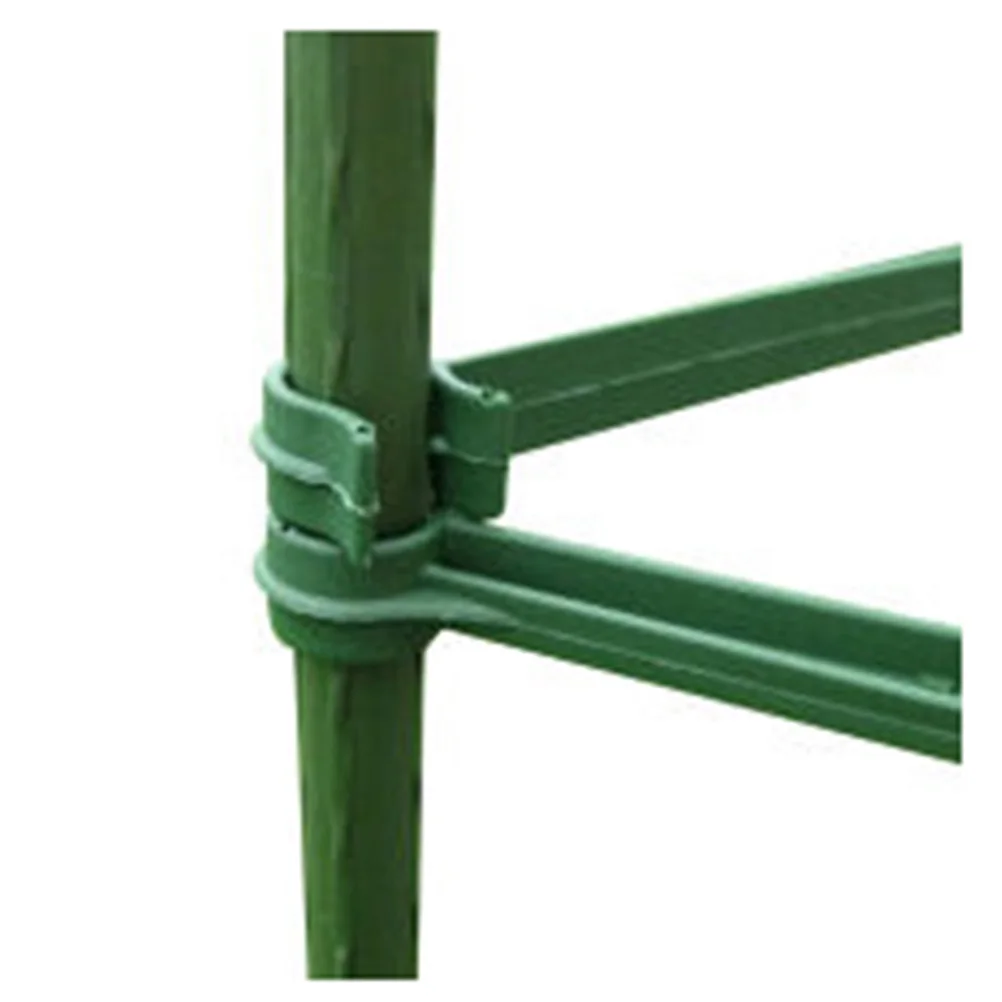 

24pcs Plastic Connection Parts Lightweight Reusable Tomato Cucumber Vine Support Connecting Rod Garden Poles Trellis Link