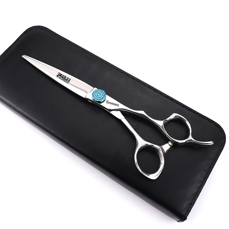 440C Japanese Stainless Hairdressing Scissors 6 Inch/6.5/7 Inch Hair Scissors Right hand Barber Shears Left Handle Hair Cutting