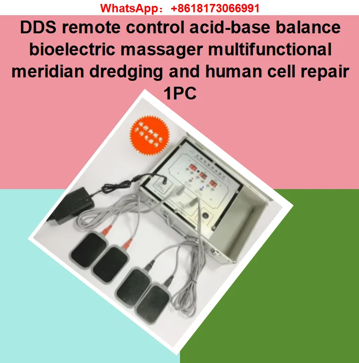DDS remote control acid-base balance bioelectric massager multifunctional meridian dredging and human cell repair 1PC