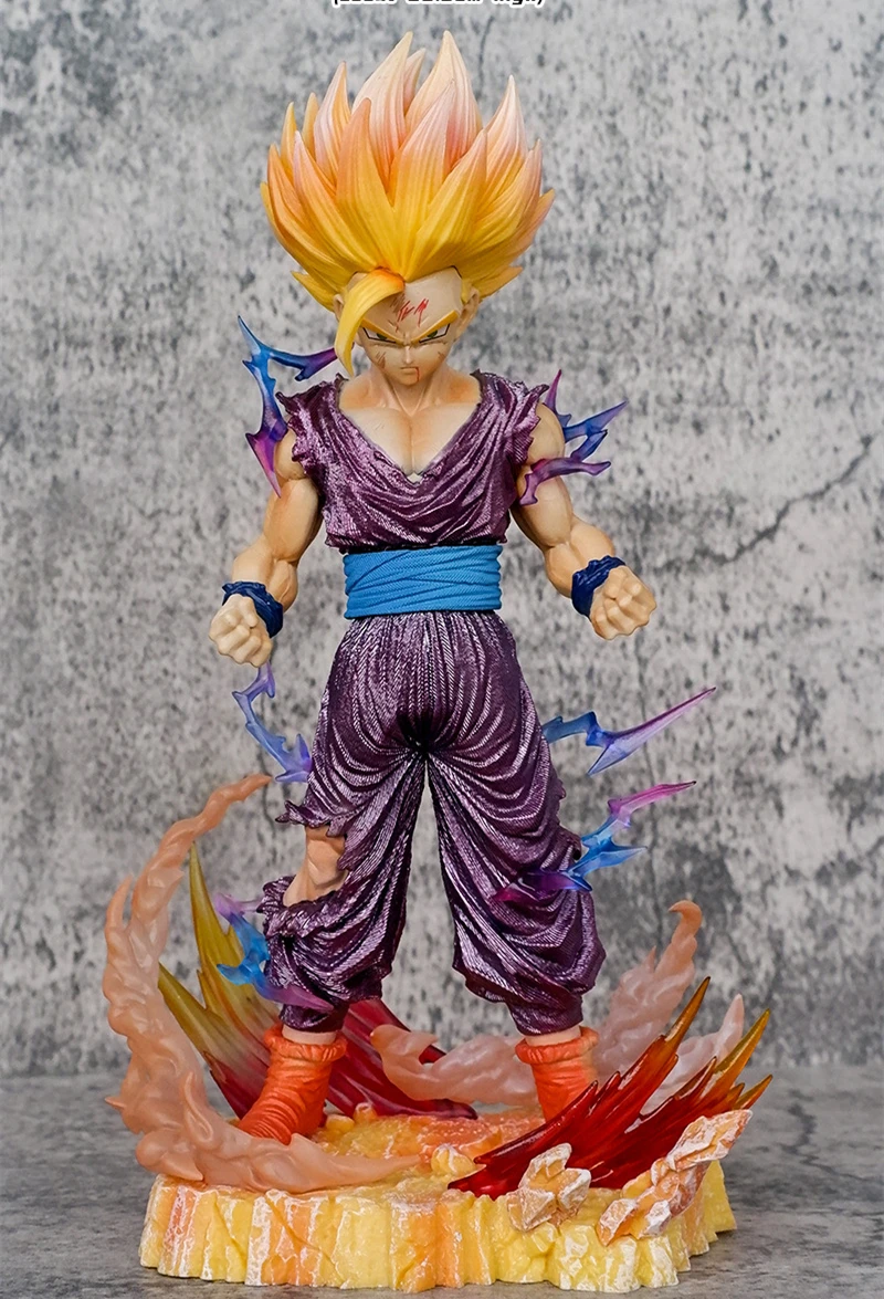 26cm Anime Dragon Ball Z Super Saiyan 2 Son Gohan Battle Damaged Ver. GK PVC Action Figure Statue Collection Model Toys Doll