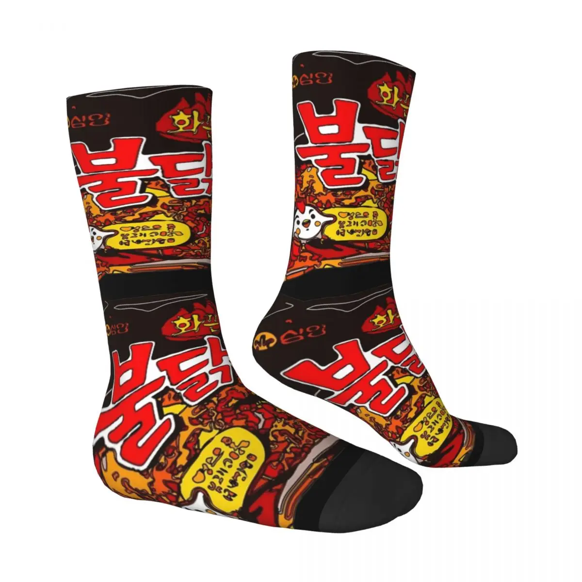 Samyang Original Spicy Ramyun Socks Casual Stockings Spring Non-Slip Unisex Men Socks Comfortable Custom Cycling Socks