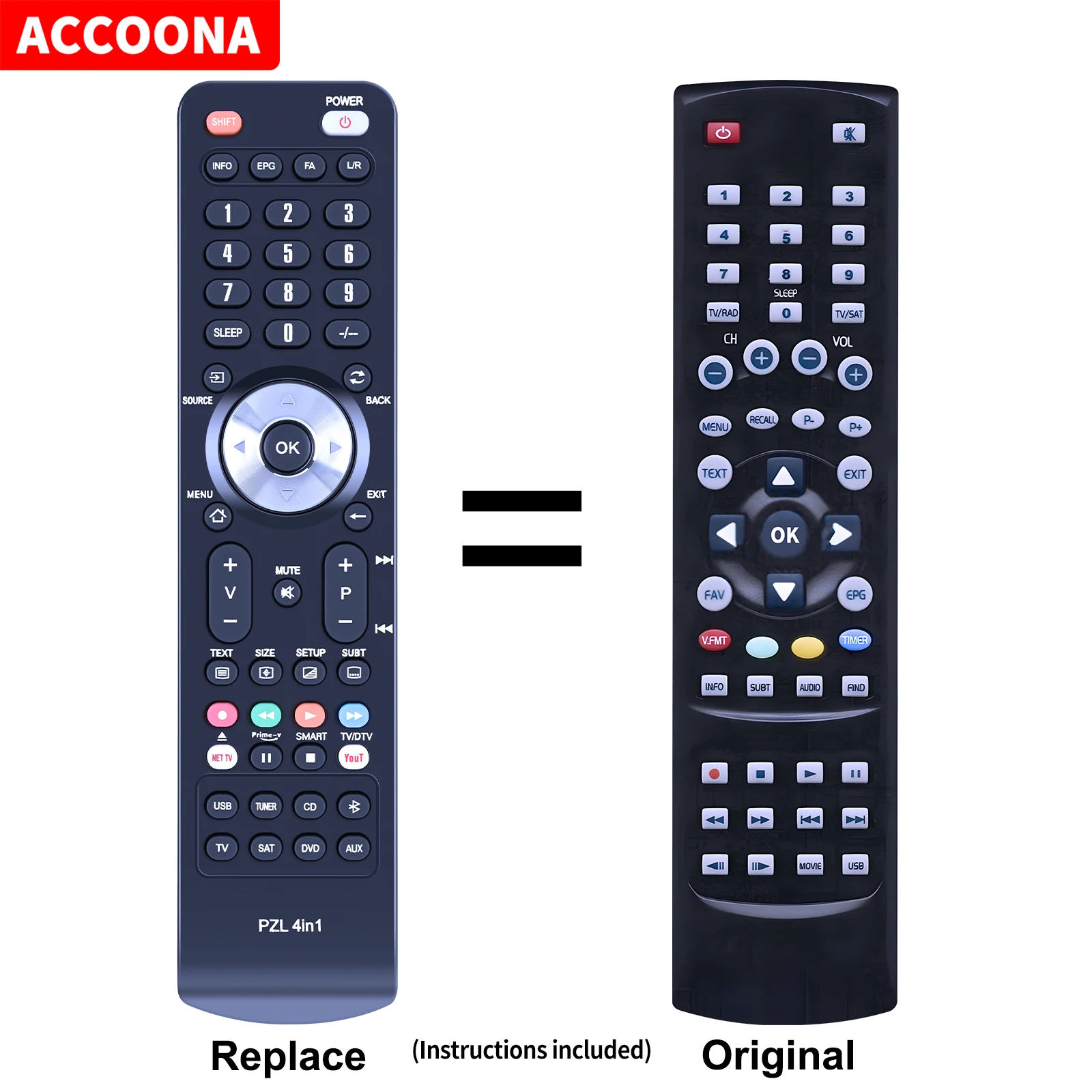 Remote control for Comag SL60 SL90 SL100 HD HD+ SL60HD SL90HD SL100HD