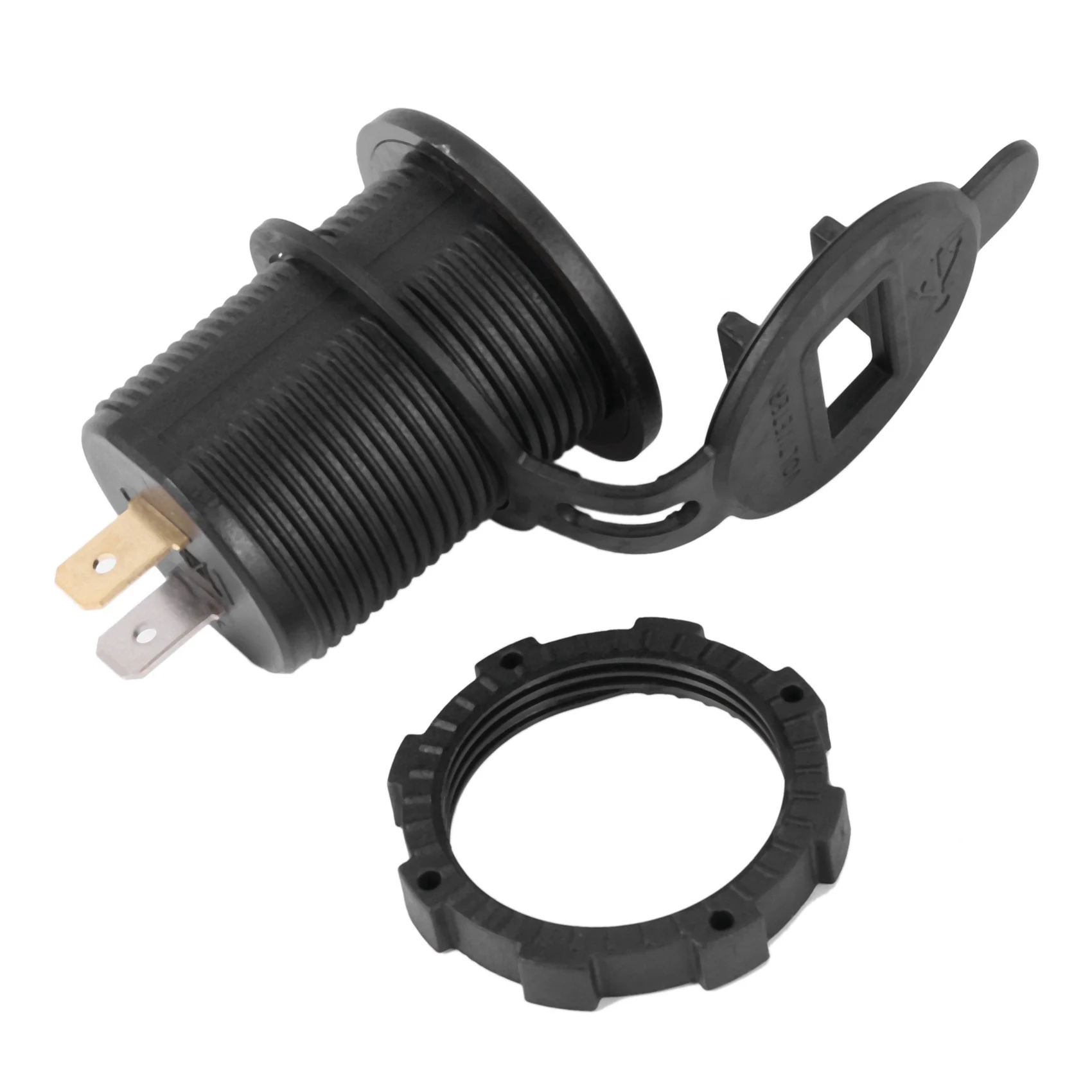 Exquisite 2X USB Car Socket 12V Car 5V 4.2A Dual USB Car Waterproof Cigarette Adapter With LED Digital Voltmeter