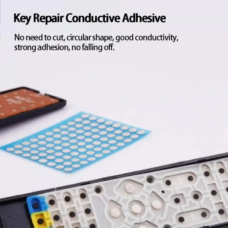 918d 96pcs 6 мм проводящие клейкие точки с дистанционным управлением и кнопкой контроллера Ремонт лента водонепроницаемая лента