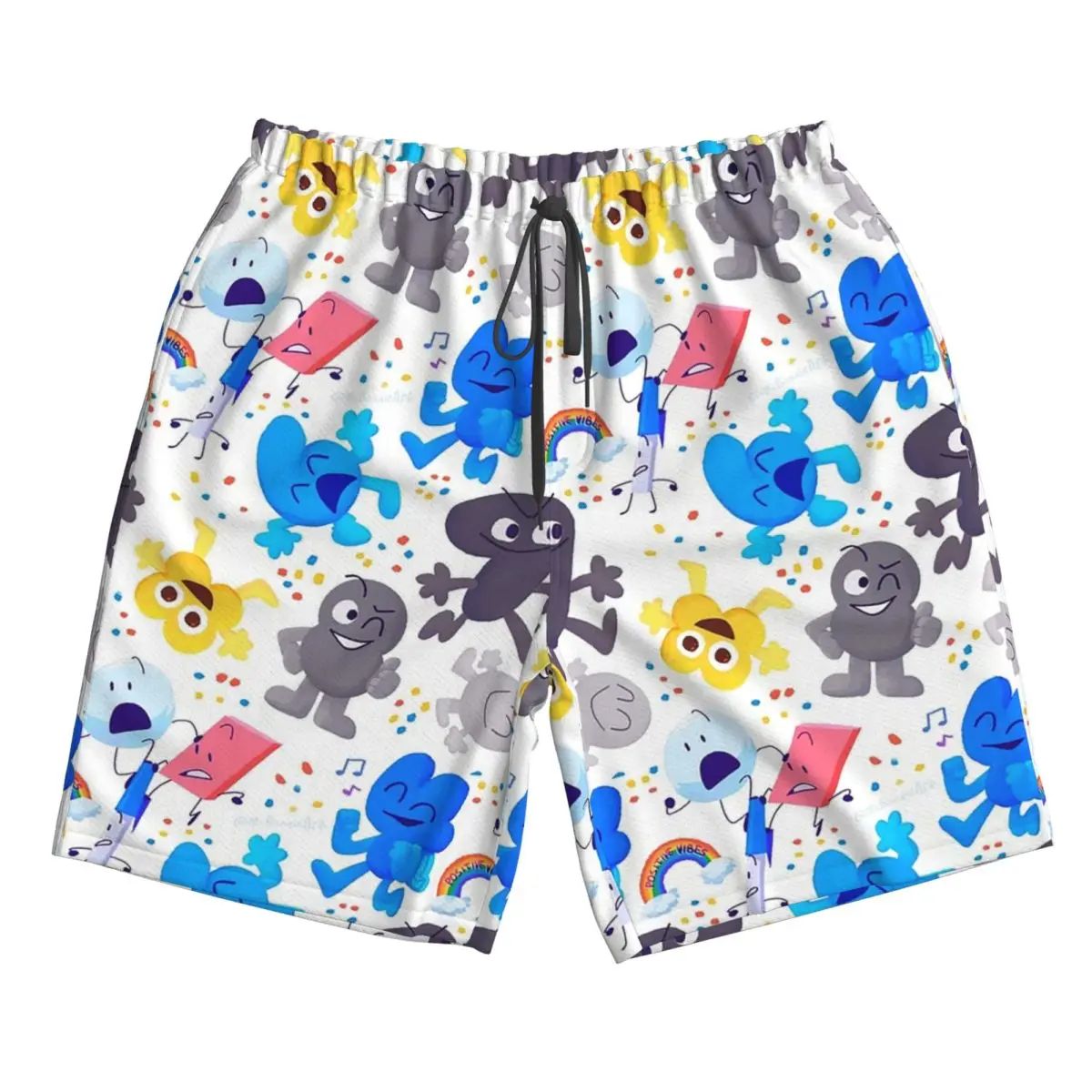 

Bfdi Pattern Trunks Beach Board Shorts Casual Quick Dry Swim Summer Men Pants