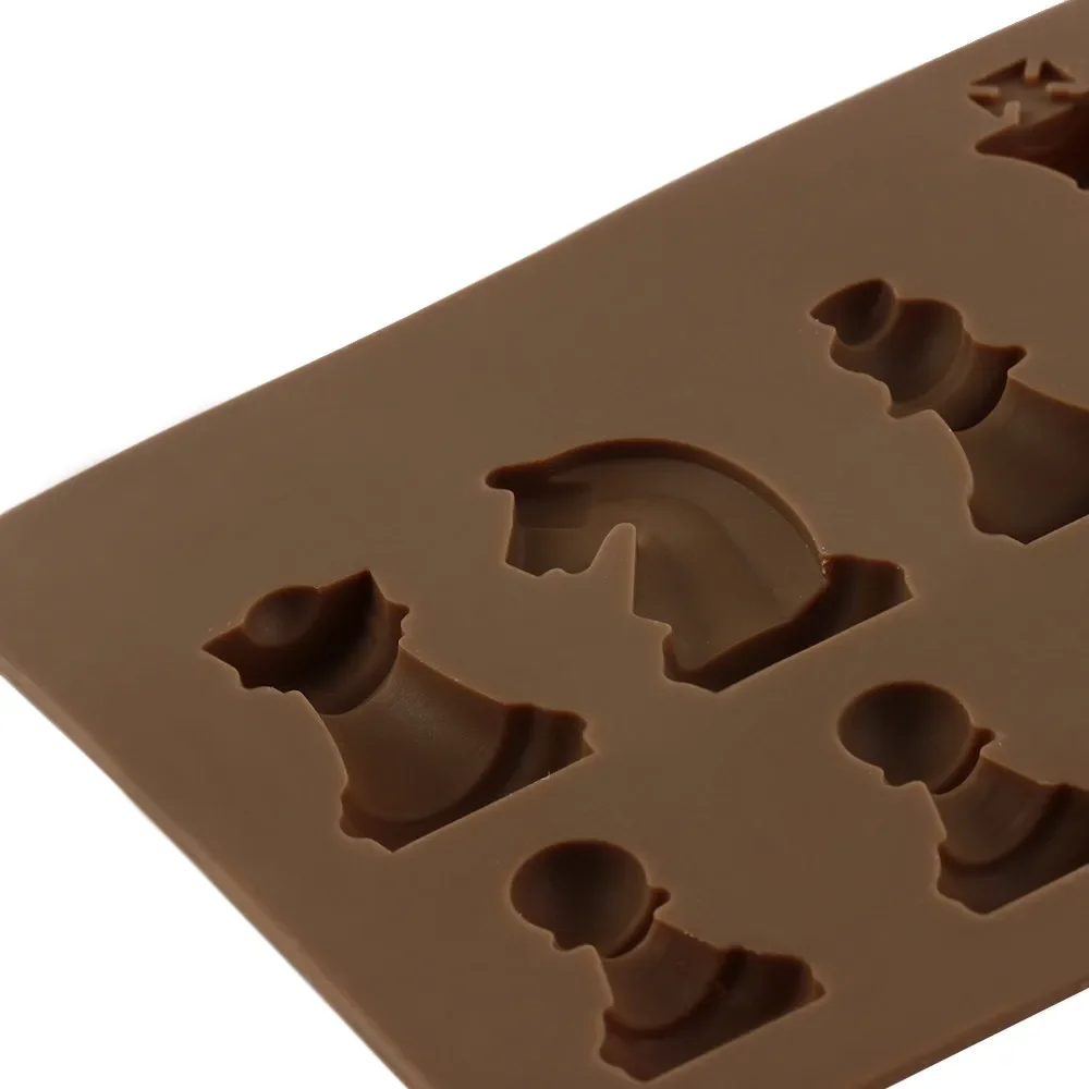 1 Pcs New International Chess Silicone Mould Non-Stick Multipurpose Chocolate Jelly Candy Cake Baking Kitchen Molds Gadget