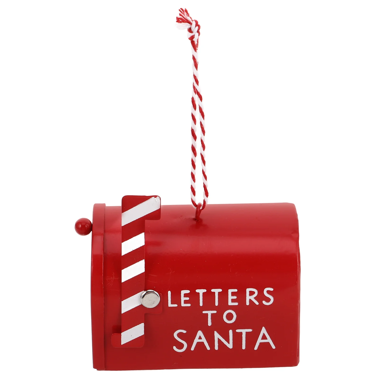 10PCS Metal Christmas Mailbox nament Santa Letter Holder Xmas Tree Decor Party Cartoon Xmas Pendants Decor