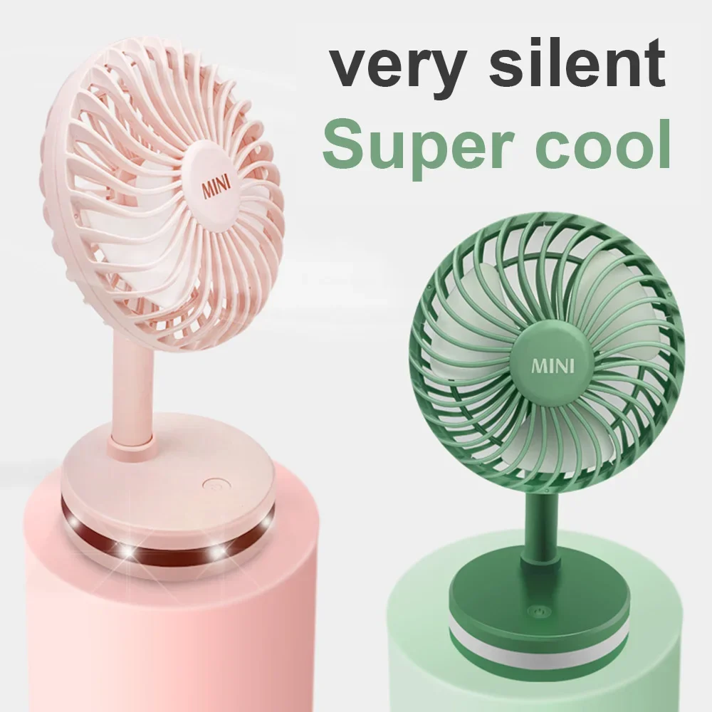 Portable Cooling Mini Fan 3 Speed USB Desktop Personal Fan with Adjustable Angle for Office and Travel