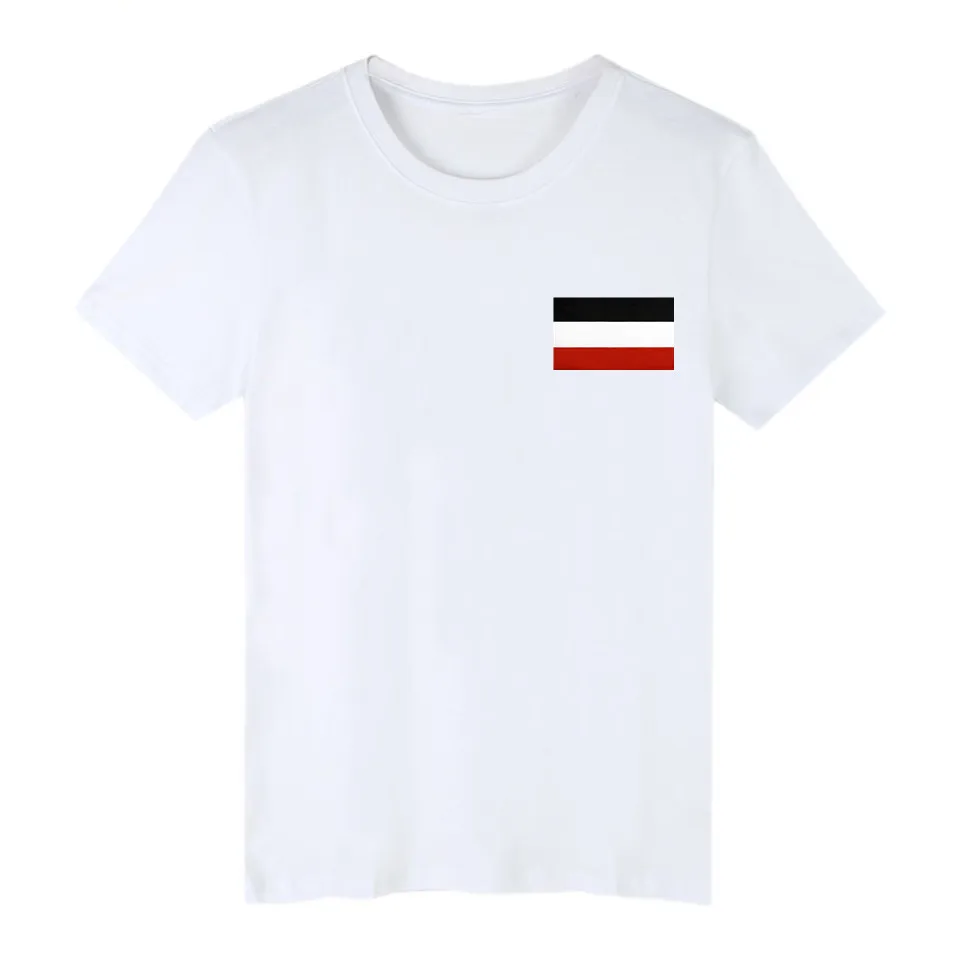 T shirt  black white red merchant German Empire North Confederation Flag For Decoration