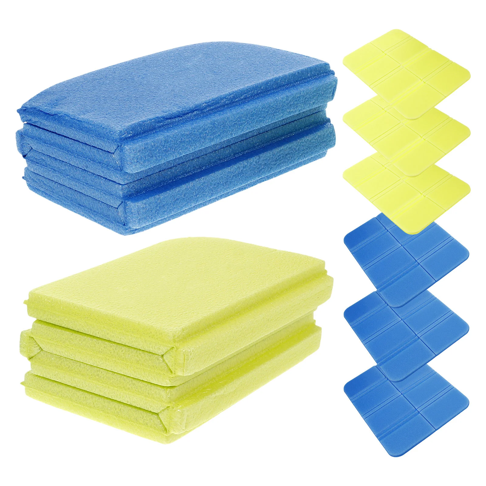 

8 Pcs Seat Outdoor Cushion Camping Mattress Pad Folding Foldable Travel Foam for