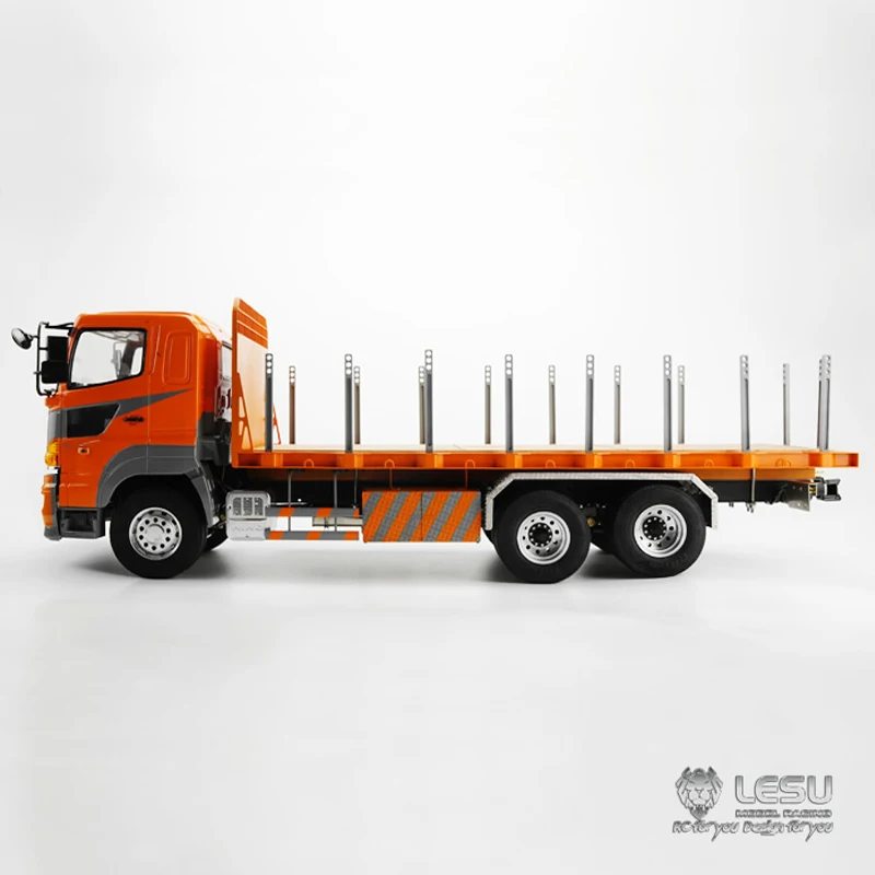 

1/14 Simulation LESU Truck Model 6X4 Flatbed Truck Transporter Tamiya LESU Modified Remote Control Car