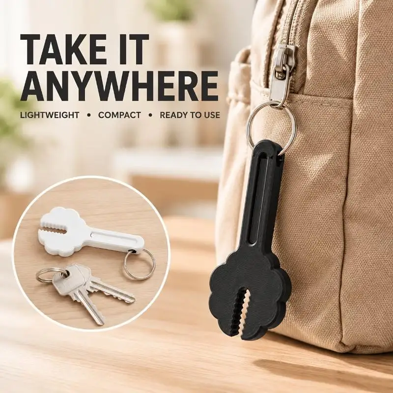1/3Pcs Portable Plastic Lollipop Opener Keychain Labor Saving Tool For Kids Party Home Daily Snack Use