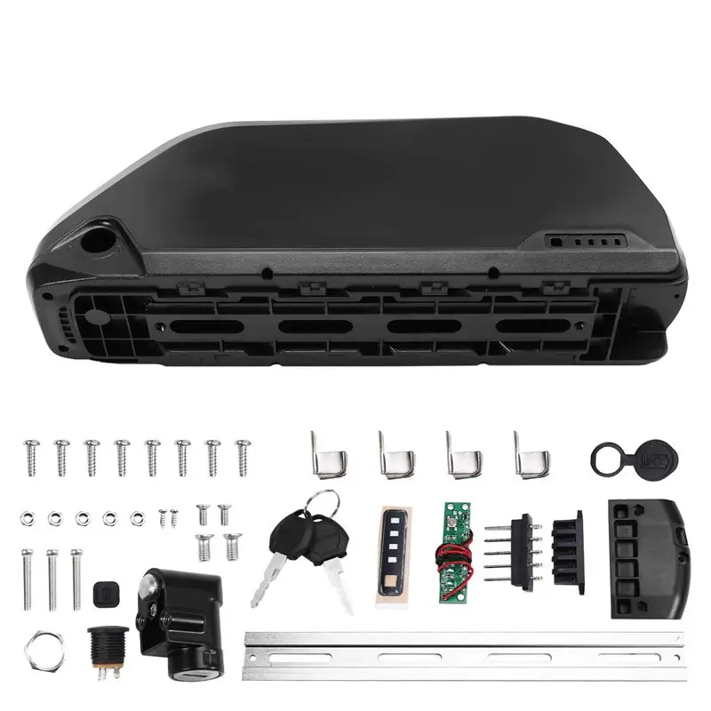 AED2-DP-9 Ebike Battery Case For 91PCS 18650 Cells Box Electric Bicycle Battery Case For DIY Downtube Battery
