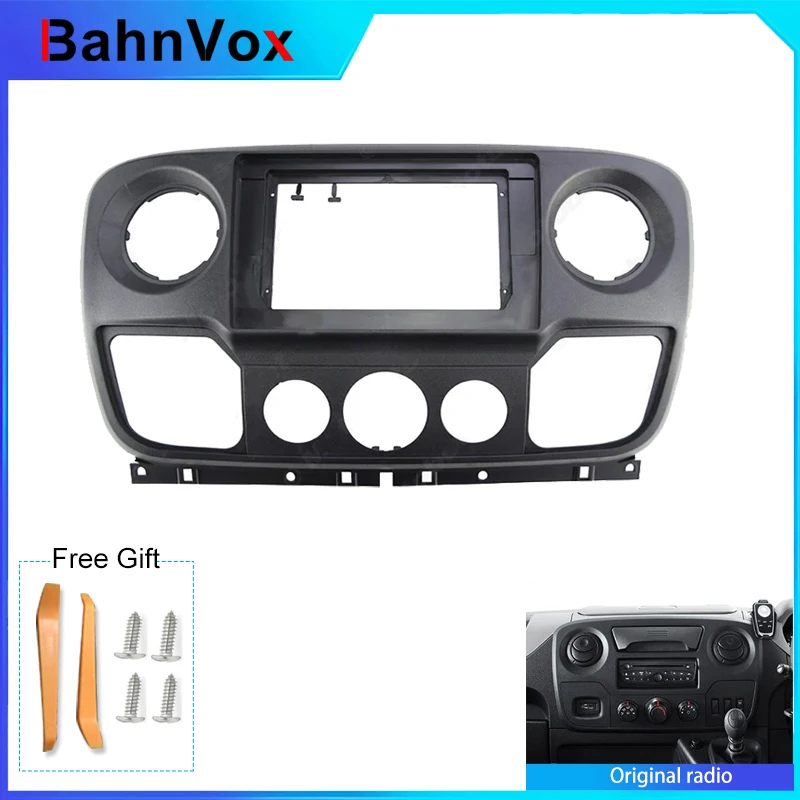 10 inch Android Car Radio frame for Renault Master Nissan NV400 Opel Movano 2010 2021 2din Stereo GPS Fascia bezel Panel