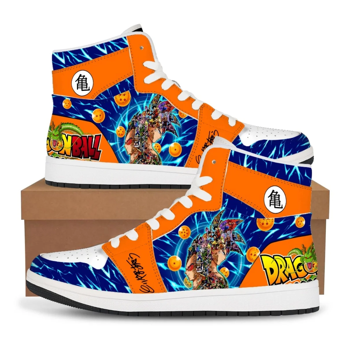 

Dragon Ball Z Super Anime Son Goku Sneakers Cartoon Printing Comfortable Flat Shoes Casual Shoes Basketball Shoes Birthday Gift