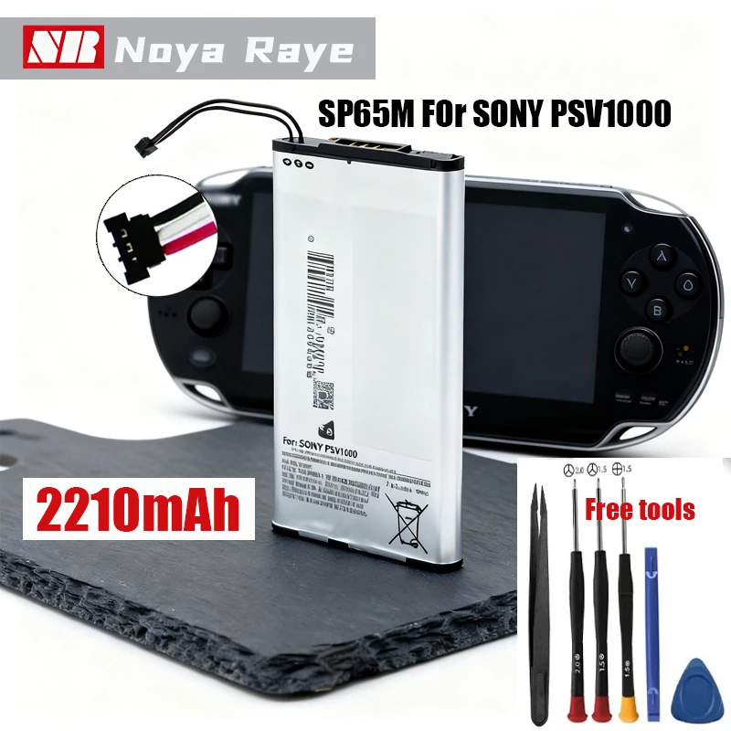 Сменный аккумулятор 3,7 мАч, 2210 мАч для консоли Sony PSV1000 PS Vita PSV, 1000 В, SP65M