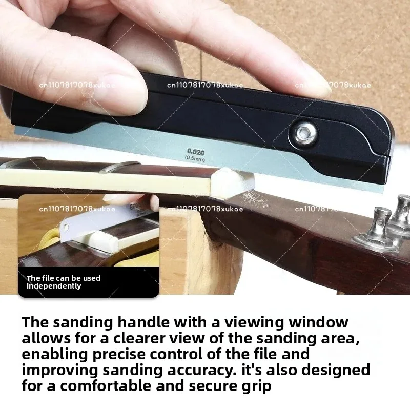 High-Precision Bass Nut Slotting File - String Distance Adjustment Tool for Piano Making And Guitar Repair