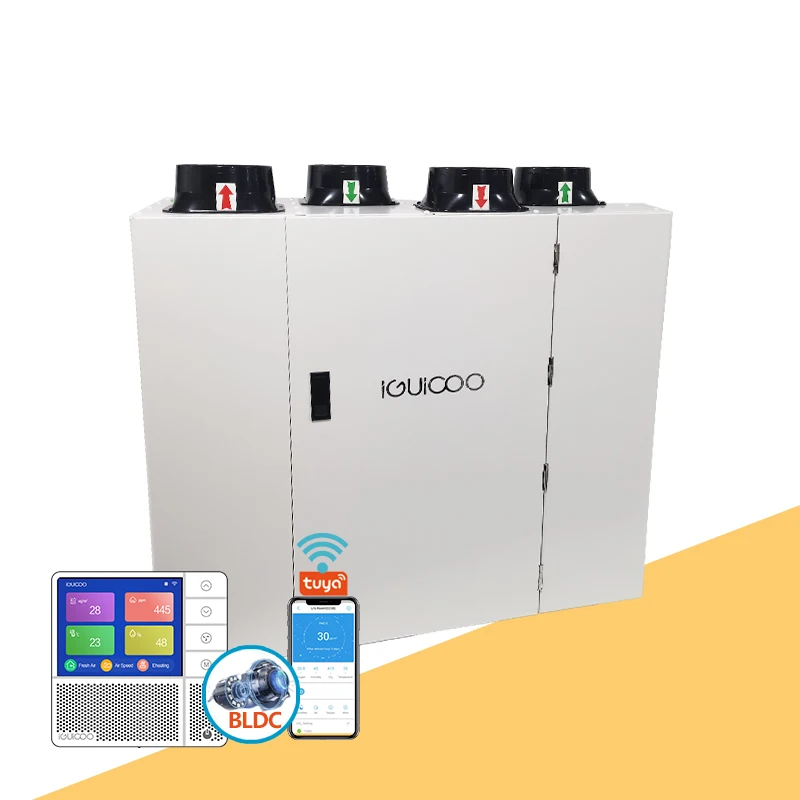 

Wall Mounted Ventilation Erv Ventilation System With Heat Recovery Air Ventilators