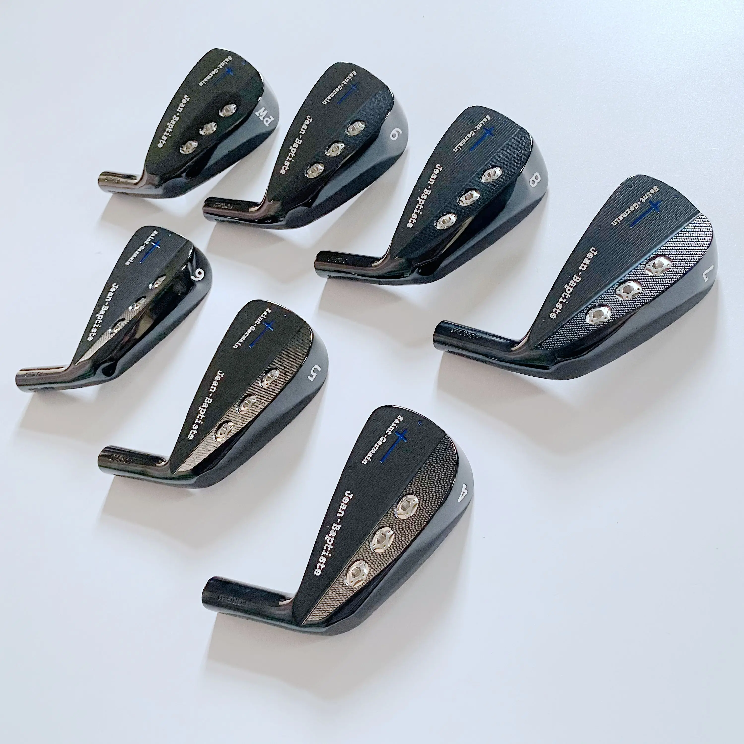 Golf Club Iron Heads Set S20C Forged 4-P 7 Pcs Black CNC