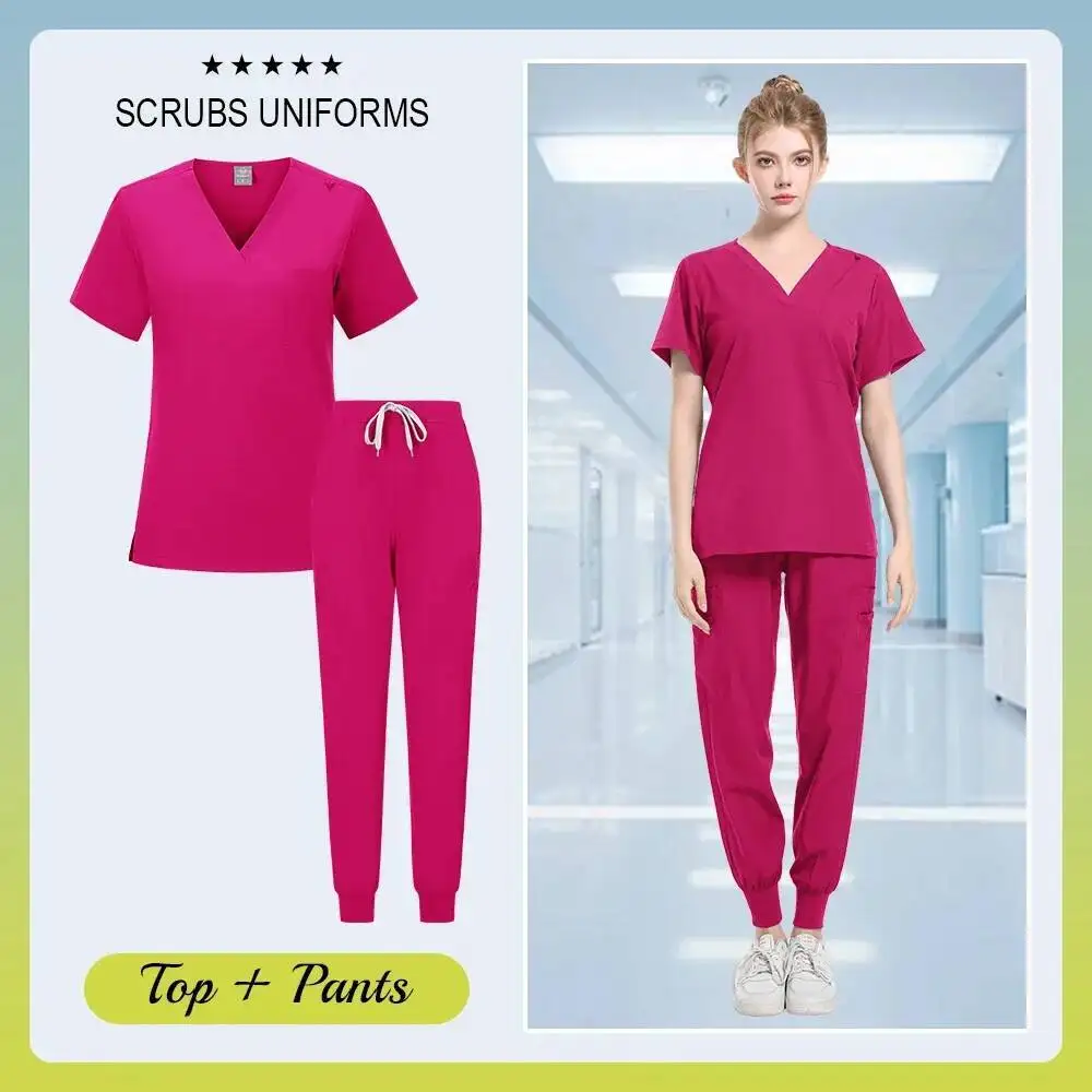 Uniformes d'hôpital De haute qualité, vente en gros, hauts et pantalons pour femmes médicales, blouses d'allaitement, costumes, Uniformes De Enfermera Mujer, offre spéciale