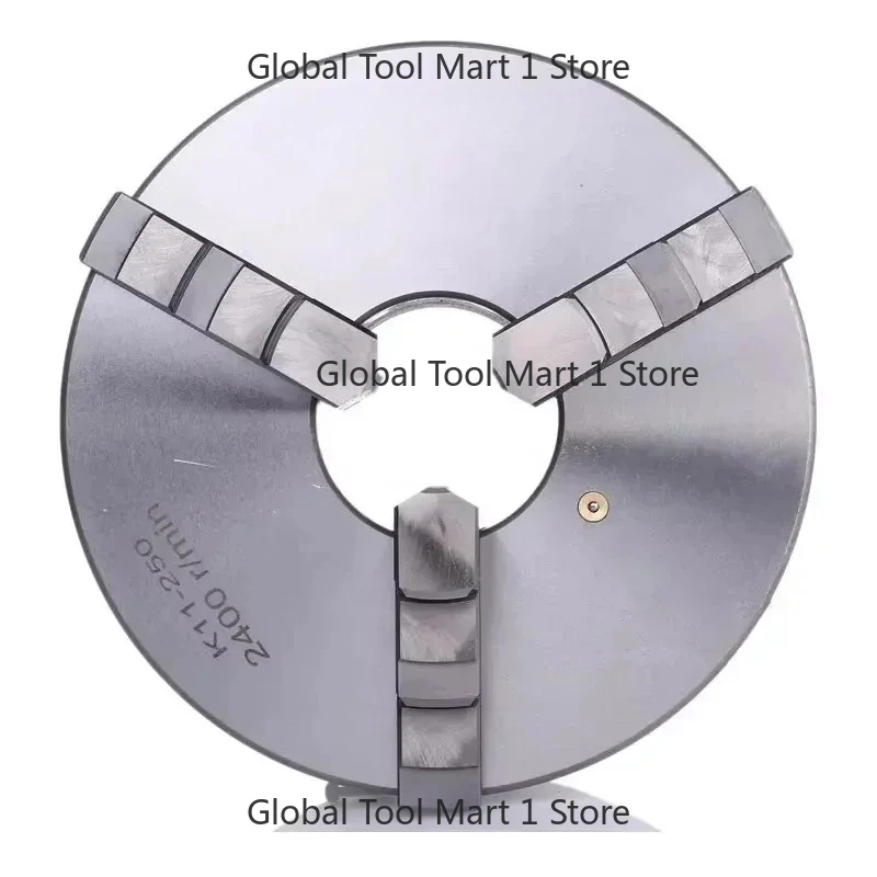 Metal 250Mm Precision Three Jaw Self Centering K11-250 Desktop Lathe Manual  Chuck