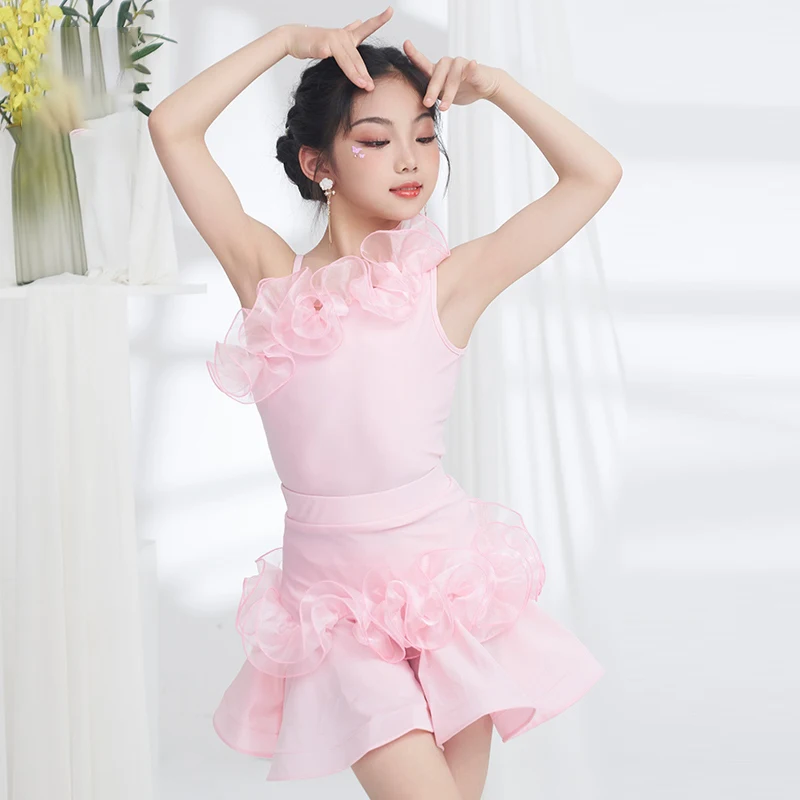 Summer Latin Clothes Stage Costume Ballroom Practice Wear Dancer Clothes Salsa Clothing Samba Dress Tango Dancing Outfit JL4456