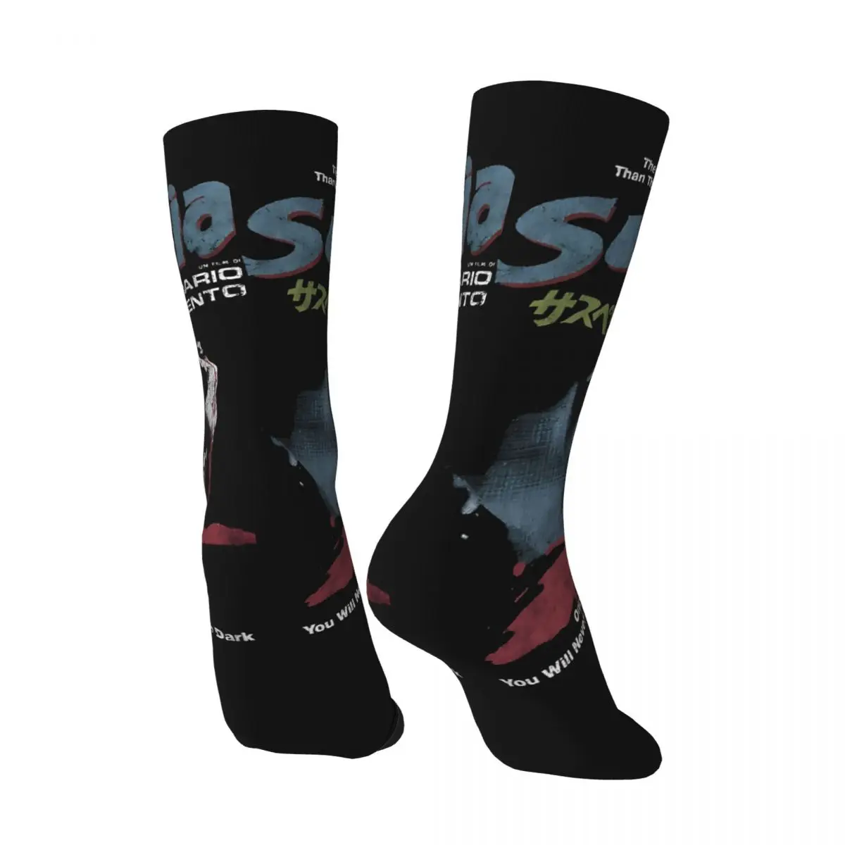 Retro Fantastic Men's compression Socks Unisex Suspiria Harajuku Pattern Printed Novelty Crew Sock