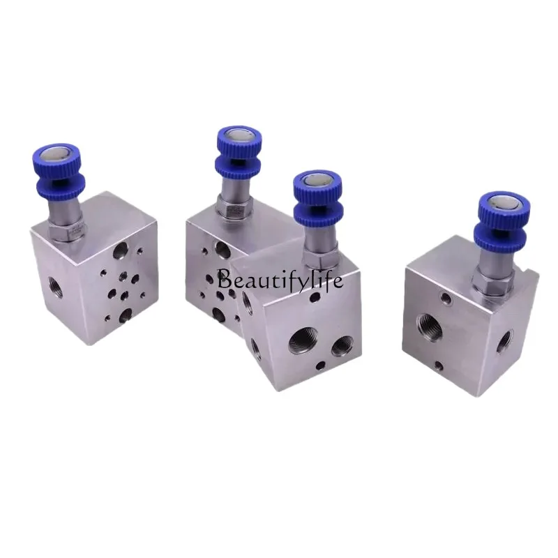 *02-1W + RV 03-1W + RV hydraulic solenoid valve special oil circuit block