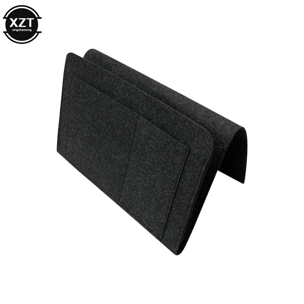 1pc Filz Nacht Lagerung Organizer Telefon Buch Magazin Halter Taschen Hängende Lagerung Tasche Baby Tissue Box Für Bett Sofa seite Pouc