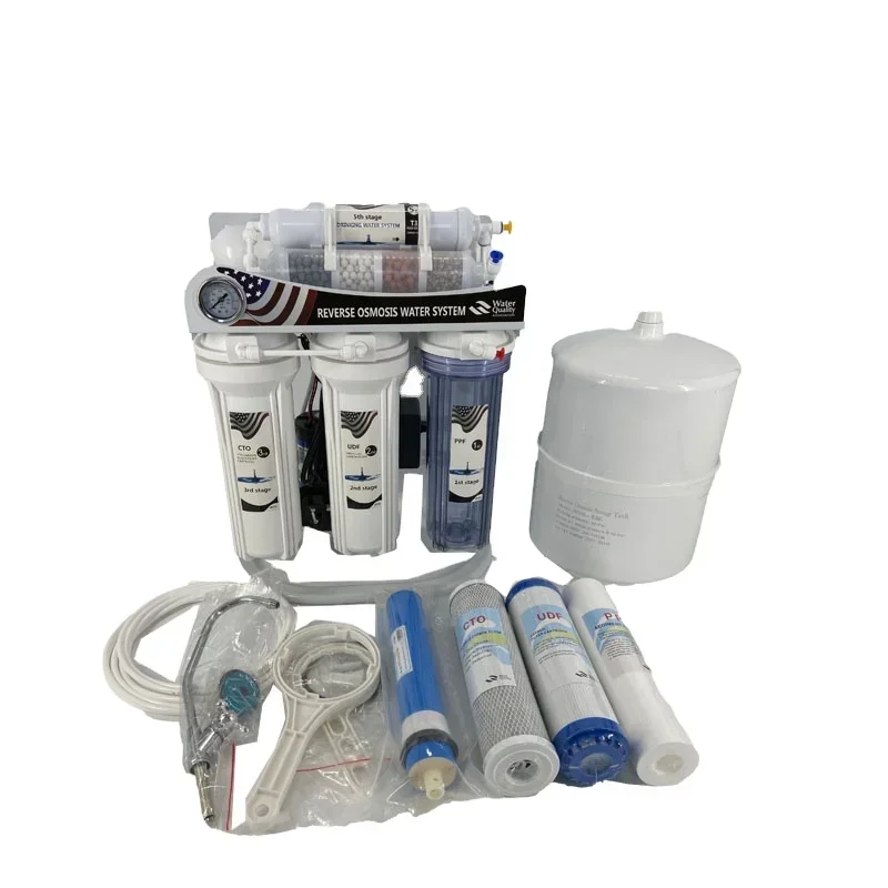 

Factory Price 6-Stage RO Filter System Water Filtration Machine For Home Kitchen Water Purifier