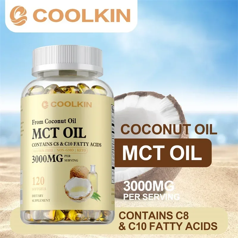 MCT Oil Supplement - Contains Coconut Oil, Healthy Weight Management, Promotes Metabolism, Fat Burning, Increases EnergySuppleme