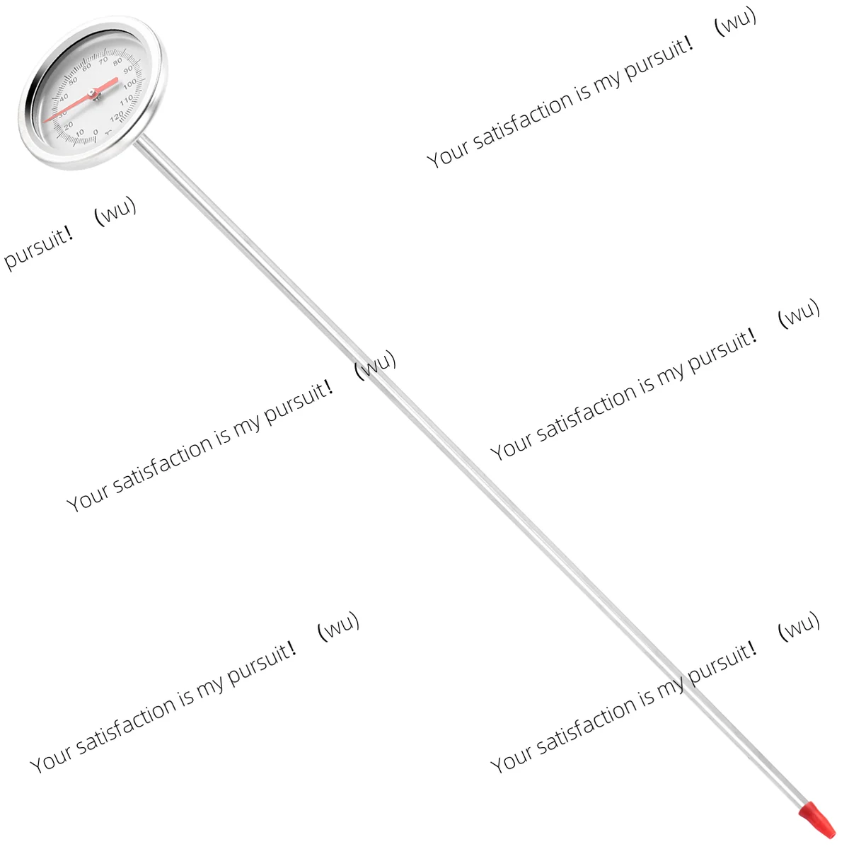 

ZOCI-Compost, термометр для почвы, 20 дюймов, длина 50 см, измерительный зонд из пищевой нержавеющей стали премиум-класса, детектор