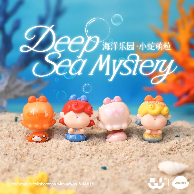 

AMLLS Deep Sea Mystey Little Snake Series Mini Blind Box Toys Mystery Box Anime Action Figure Surprise Models Birthday Gift