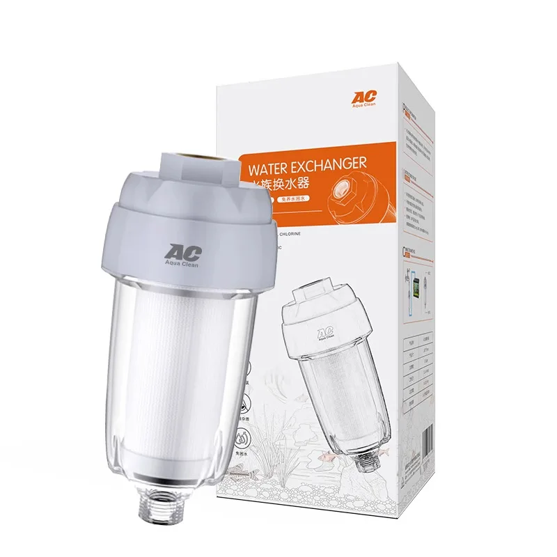 

AC compact water changer, dechlorination filter, aquarium water purification, fish tank, tap water, water-free grass tank,