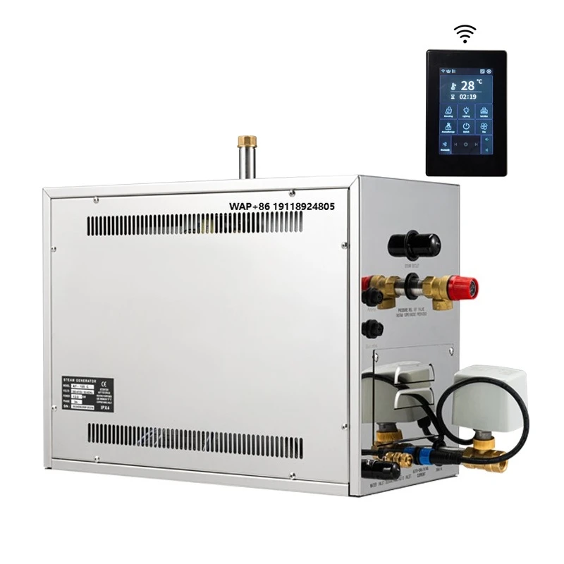 

Новый дизайн Atcsteam 6 кВт: Умный парогенератор для сауны с Wi-Fi управлением через приложение, люкс-класс, для хаммама, турецкой бани, влажной паровой бани