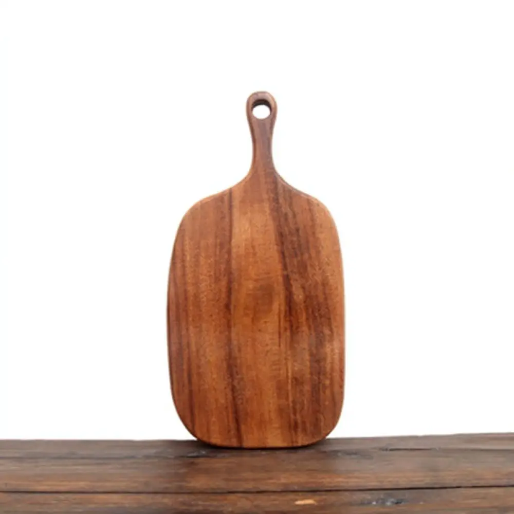 Organic Walnut Wood Kitchen Chopping Board Serving Tray For Bread Fruit Meat Steak Pizza Platter Natural Solid Wood Food Tray