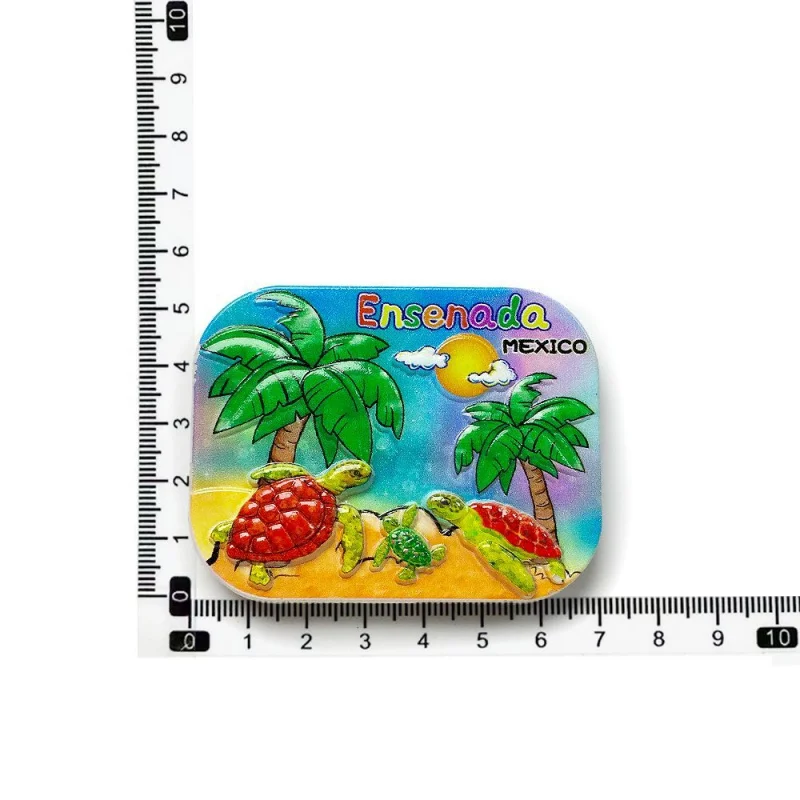 

Mexico Ensenada Creative Magnetic Stickers Cultural and Creative Decorations Souvenirs Refrigerator Magnets