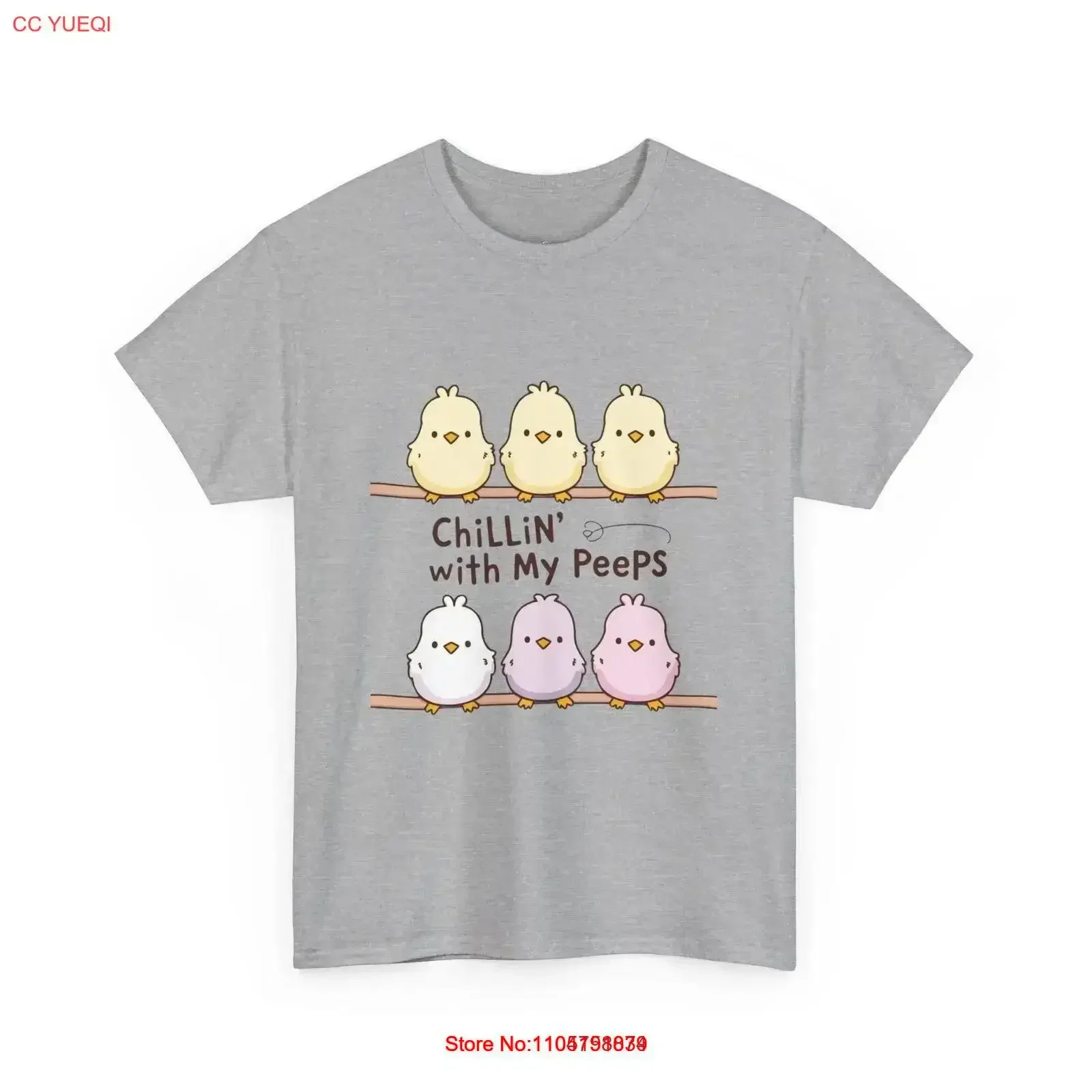 Camiseta Chillin' with My Peeps, malvavisco de Pascua, pollito Pastel, vintage, lavado, ropa de calle para hombre, moda suave, estirada ligeramente