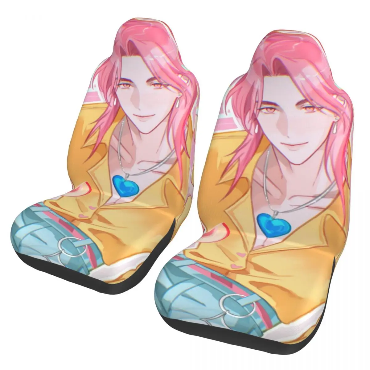 الرومانسية ساجا بنين غطاء مقعد السيارة العالمي على الطرق الوعرة AUTOYOUTH KPop شيطان الصيادين مقعد السيارة حامي البوليستر الصيد