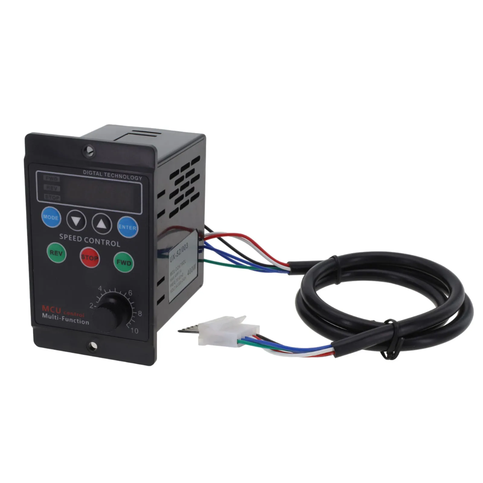 Digital Motor Controller 400W for AC110-240V Supply UX 52/003 Model 50/60Hz Compatible Panel Mount Installation