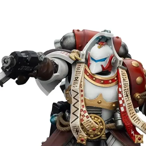 【JOYTOY】40K White Scars Stormseer Consul Legion Praetor in Cataphractii Terminator Armor 1/18 Action Figure
