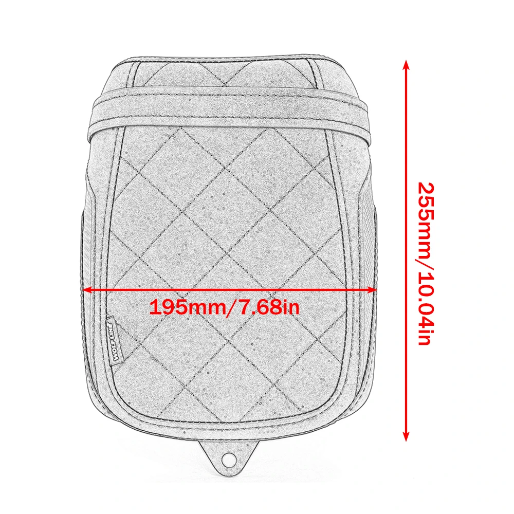 Motorcycle Rear Passenger Cushion Seat Pad For Kawasaki Eliminator 500 Eliminator500 2024 2025 2026
