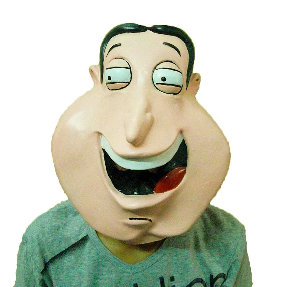 

Женская смешная раздражающая мультяшная латексная маска с лицом тролля